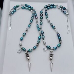 X757 Handmade Freshwater Pearl One of Kind Necklace